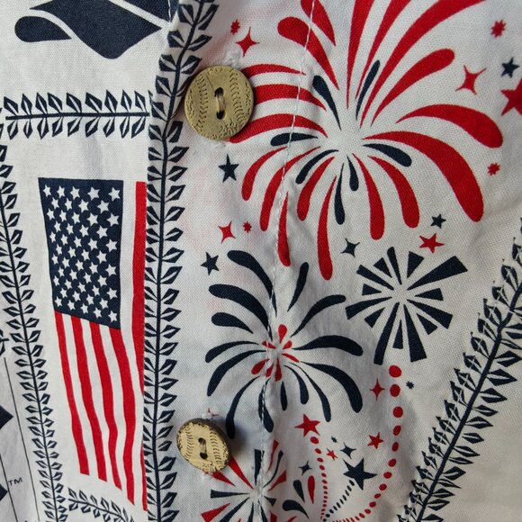 New York Yankees Reyn Spooner Americana Short Sleeve Button Up Shirt Official - Picture 3 of 8